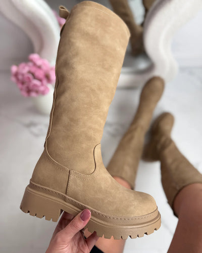 Anetta Black High Boots