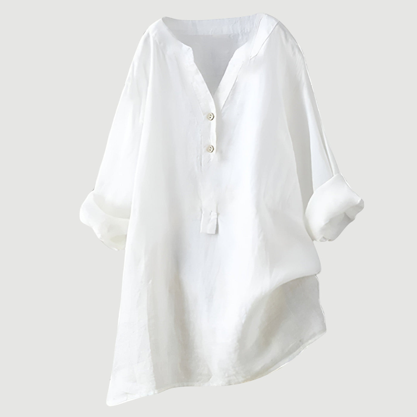 Nordvaro Breathable and comfortable linen shirt with buttons